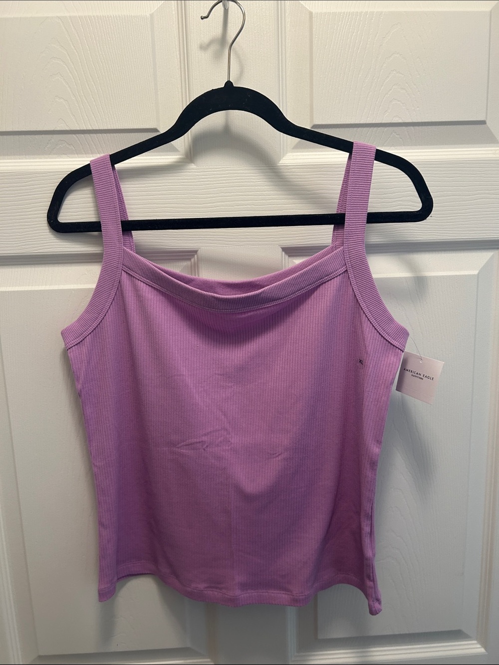 AE Ribbed Tank Top in Lavender
